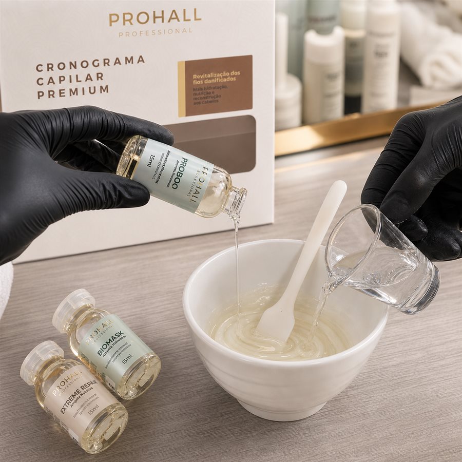 Hair Ampoules Kit: Prepare the mixture